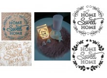 Stickdatei - Home Sweet Home